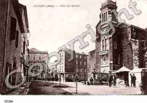 Ville de SIGEAN, carte postale ancienne