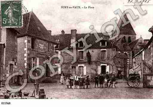 Ville de SURYENVAUX, carte postale ancienne