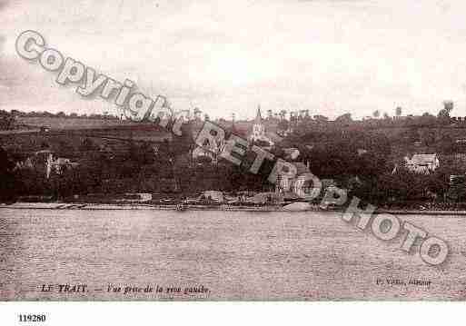 Ville de TRAIT(LE), carte postale ancienne