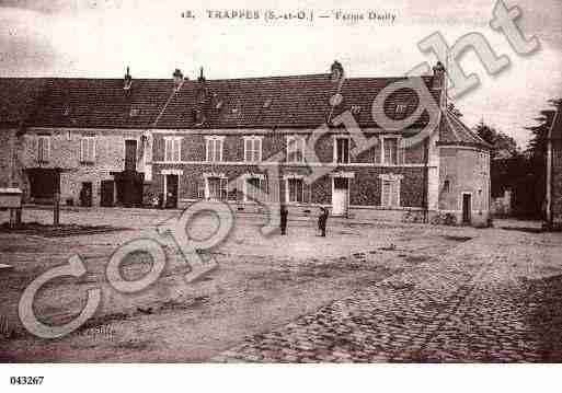 Ville de TRAPPES, carte postale ancienne