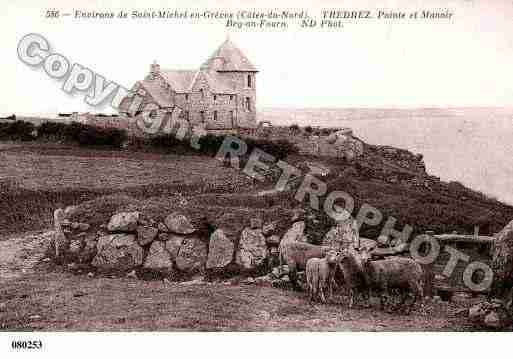 Ville de TREDREZ, carte postale ancienne