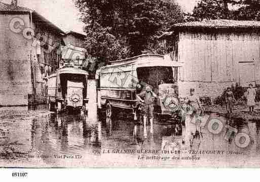 Ville de TRIAUCOURT, carte postale ancienne