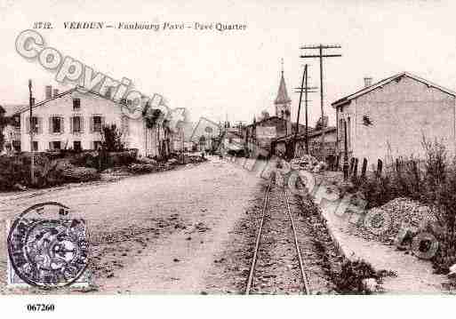 Ville de VERDUN, carte postale ancienne