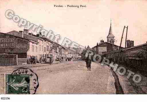 Ville de VERDUN, carte postale ancienne