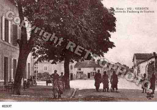 Ville de VERDUN, carte postale ancienne