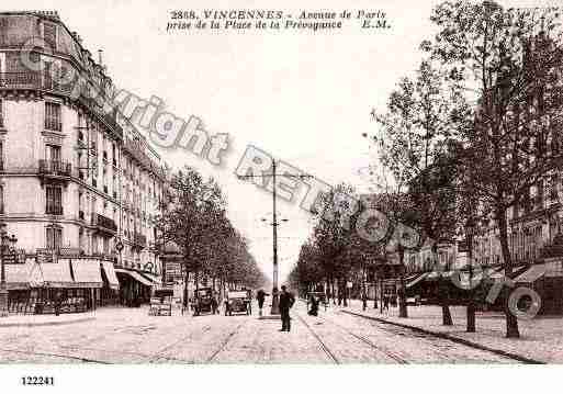 Ville de VINCENNES, carte postale ancienne