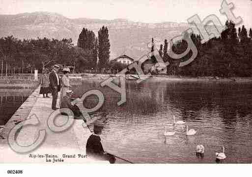 Ville de AIXLESBAINS, carte postale ancienne