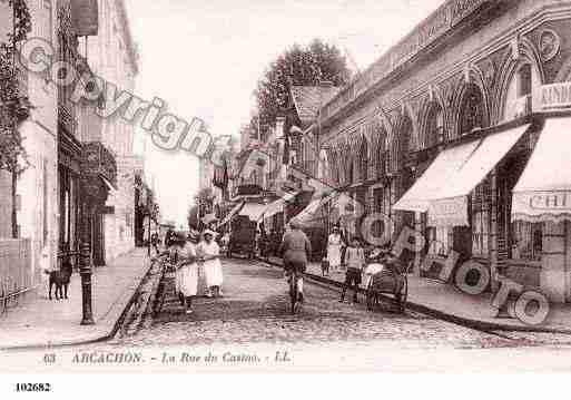 Ville de ARCACHON, carte postale ancienne