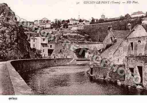 Ville de AVALLON, carte postale ancienne