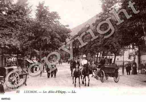 Ville de BAGNERESDELUCHON, carte postale ancienne