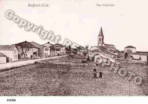 Ville de BELFORTDUQUERCY, carte postale ancienne