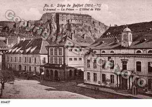 Ville de BELFORT, carte postale ancienne