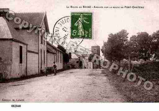 Ville de BESNE, carte postale ancienne