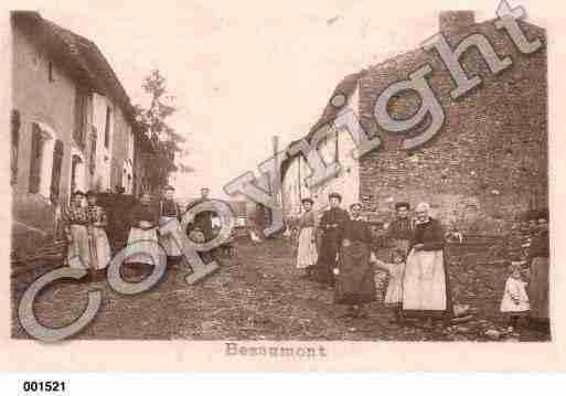 Ville de BEZAUMONT, carte postale ancienne