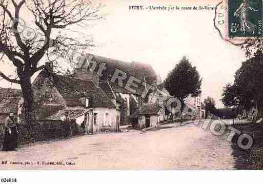 Ville de BITRY, carte postale ancienne