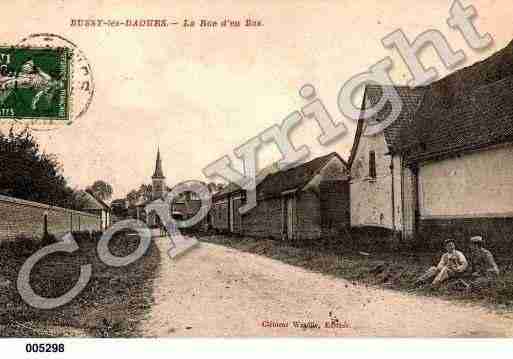 Ville de BUSYLESDAOURS, carte postale ancienne