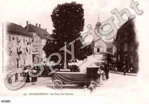 Ville de CHARQUEMONT, carte postale ancienne