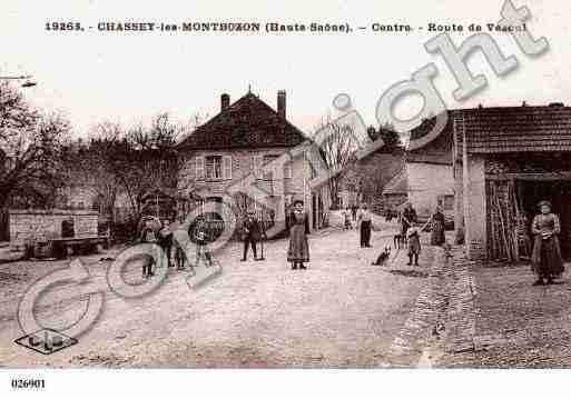 Ville de CHASSEYLESMONTBOZON, carte postale ancienne