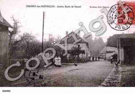 Ville de CHASSEYLESMONTBOZON, carte postale ancienne