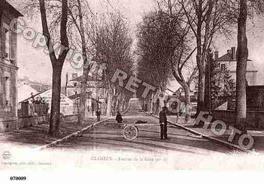 Ville de CLAMECY, carte postale ancienne