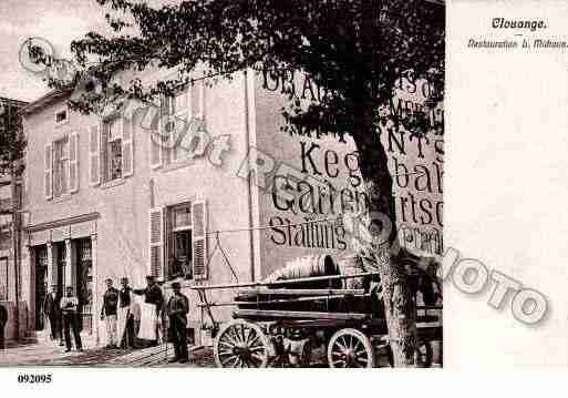 Ville de CLOUANGE, carte postale ancienne