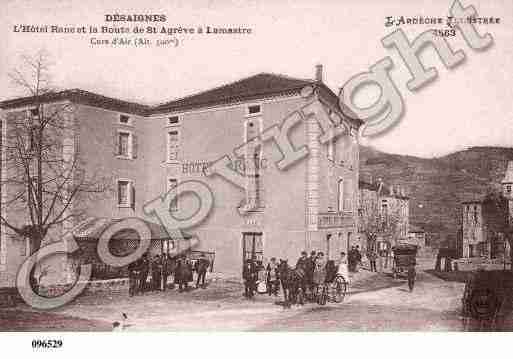 Ville de DESAIGNES, carte postale ancienne