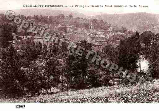 Ville de DIEULEFIT, carte postale ancienne