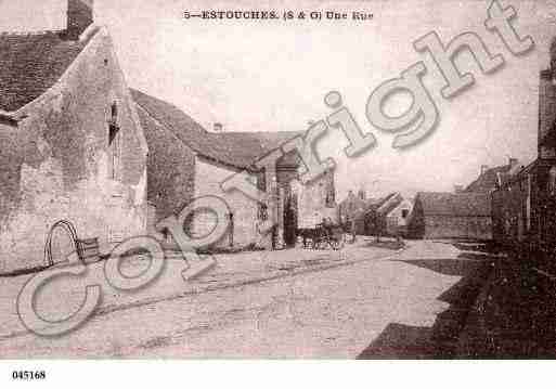 Ville de ESTOUCHES, carte postale ancienne