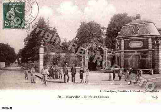 Ville de EURVILLEBIENVILLE, carte postale ancienne