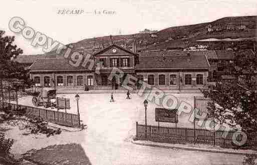 Ville de FECAMP, carte postale ancienne