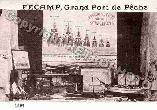 Ville de FECAMP, carte postale ancienne