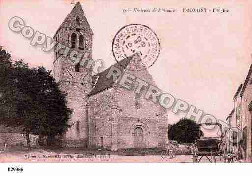 Ville de FROMONT, carte postale ancienne