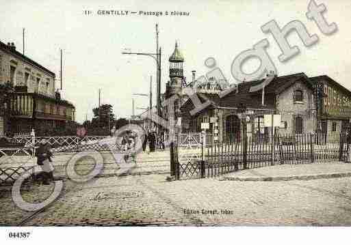 Ville de GENTILLY, carte postale ancienne