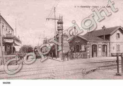 Ville de GENTILLY, carte postale ancienne