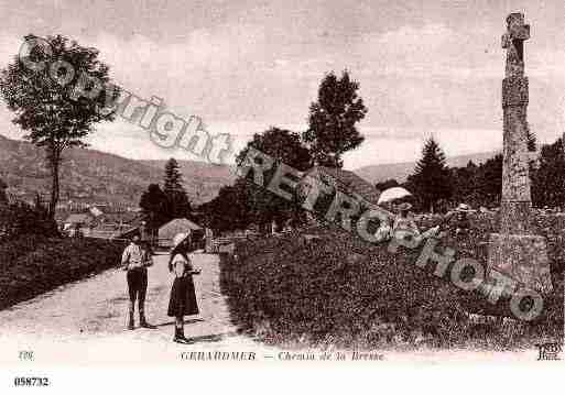 Ville de GERARDMER, carte postale ancienne