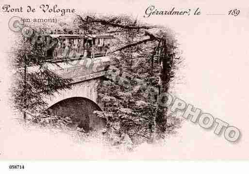 Ville de GERARDMER, carte postale ancienne