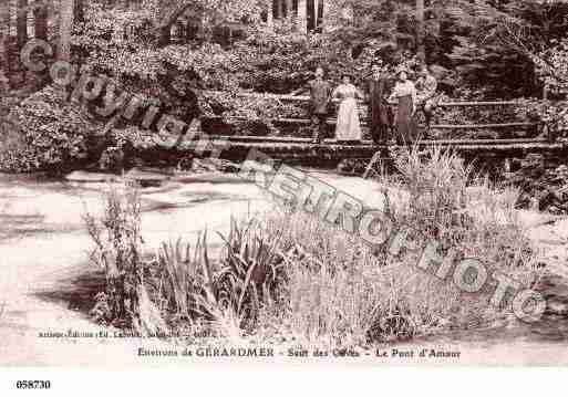 Ville de GERARDMER, carte postale ancienne