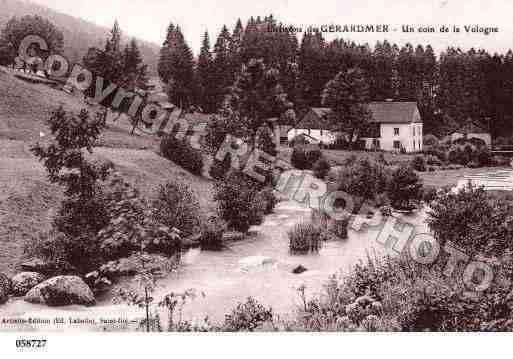 Ville de GERARDMER, carte postale ancienne