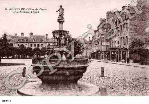 Ville de GUINGAMP, carte postale ancienne