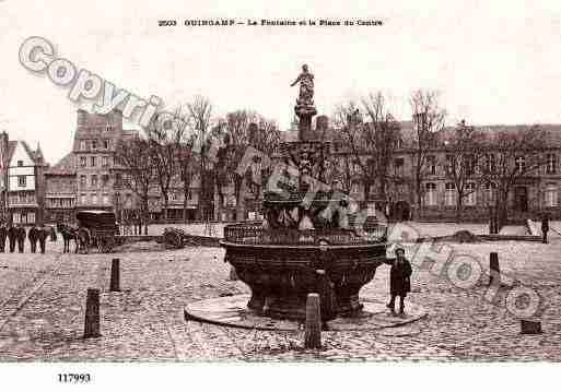 Ville de GUINGAMP, carte postale ancienne