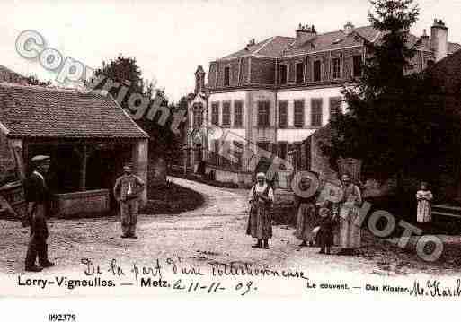 Ville de LORRYLESMETZ, carte postale ancienne