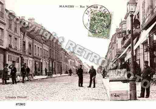 Ville de MAMERS, carte postale ancienne