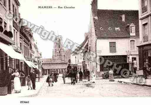 Ville de MAMERS, carte postale ancienne