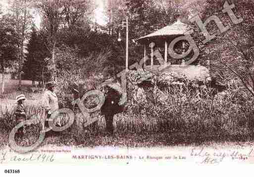 Ville de MARTIGNYLESBAINS, carte postale ancienne