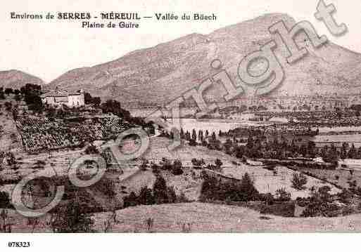 Ville de MEREUIL, carte postale ancienne