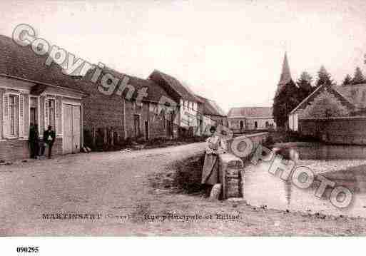 Ville de MESNILMARTINSART, carte postale ancienne