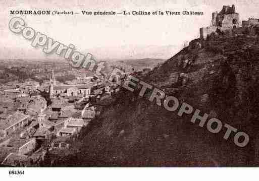 Ville de MONDRAGON, carte postale ancienne