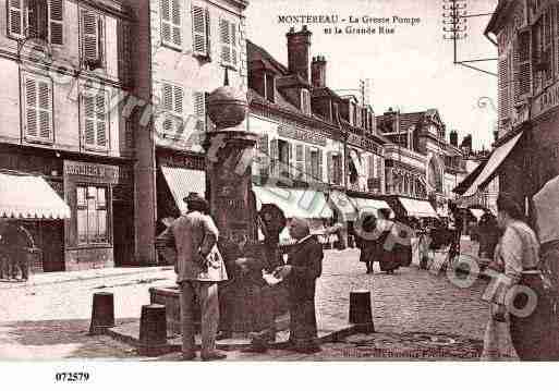 Ville de MONTEREAUFAUTYONNE, carte postale ancienne