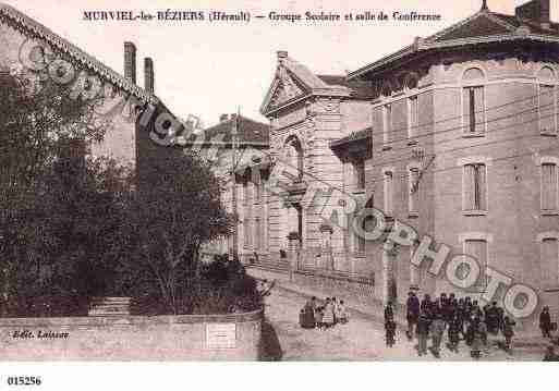 Ville de MURVIELLESBEZIERS, carte postale ancienne