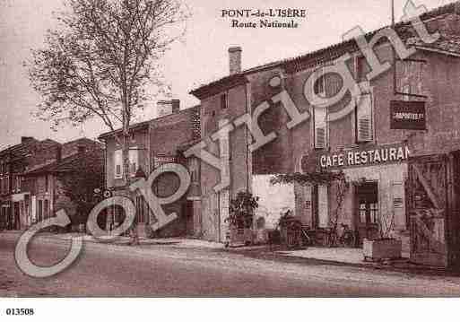 Ville de PONTDEL'ISERE, carte postale ancienne